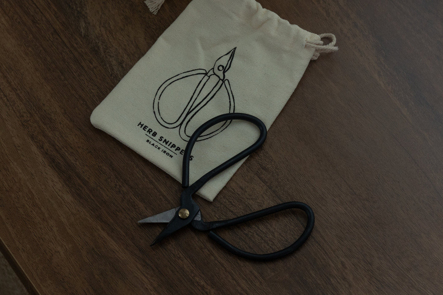 Black Iron Herb Snippers