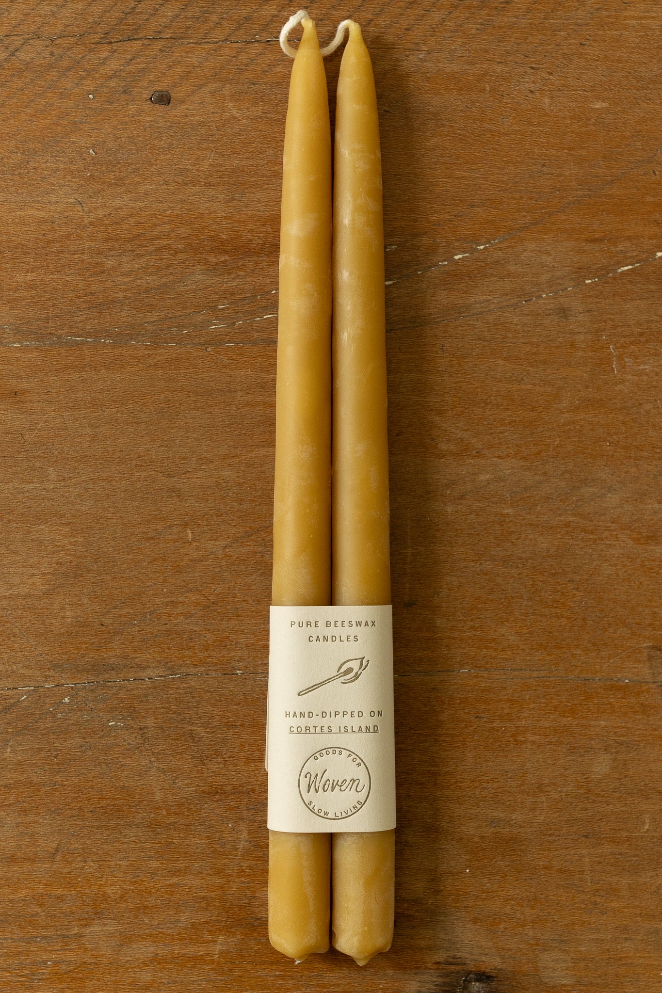 Beeswax Taper Candles