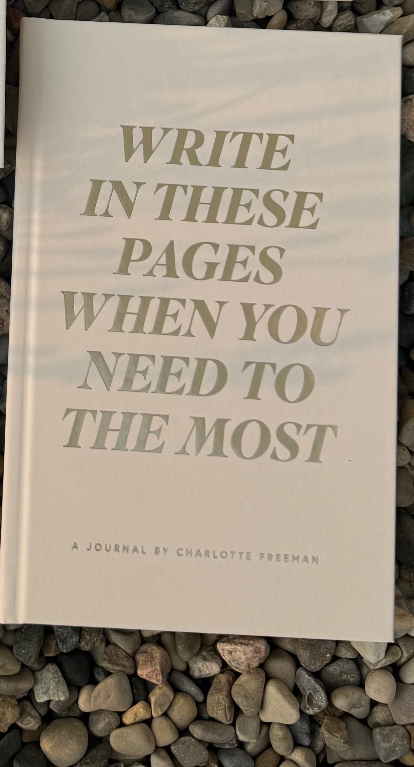 Write In These Pages Journal