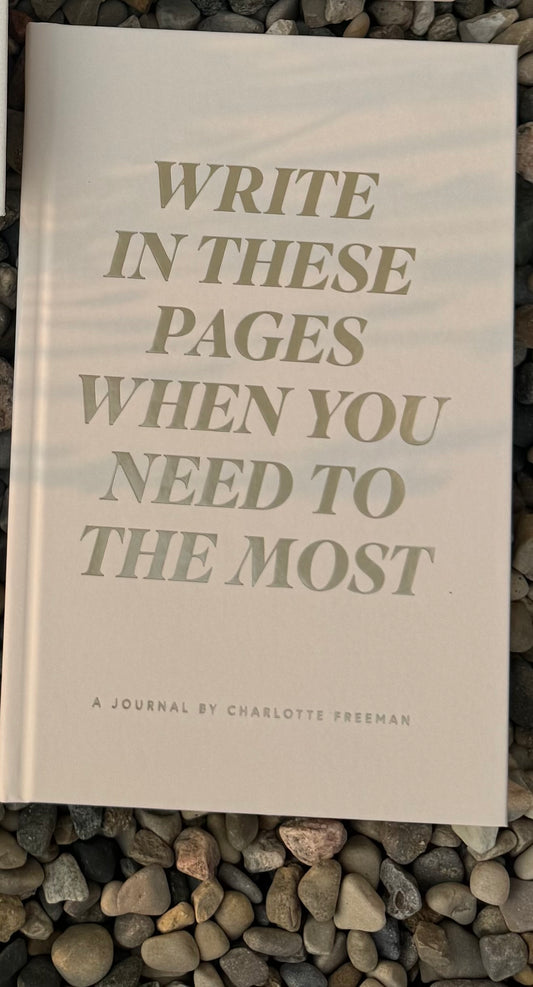 Write In These Pages Journal